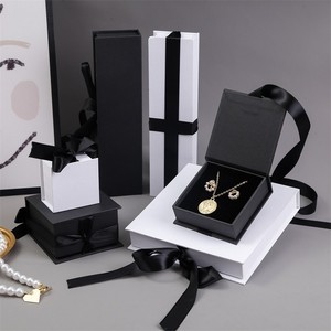 Custom <b>Bow</b> Ribbon Book Type Box Paper <b>Bow</b> Tie Packaging Box Jewelry <b>Gift</b> Watch Brace <b>Gift</b> Box - Product Image 2