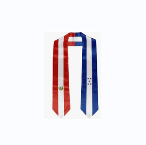 Faja de estola de graduación de alta calidad, Bandera de <span class=keywords><strong>Puerto</strong></span> Rico Colombia, Bandera de País de graduación, estola de graduación para Estudiantes Internacionales - Product Image 3