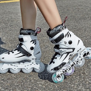 Patins <span class=keywords><strong>à</strong></span> roulettes scintillants en gros d'usine, chaussures de patinage pour adultes, patins en ligne unisexes pour débutants, commerce extérieur transfrontalier professionnel - Product Image 2