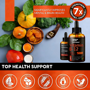 ויטמינים אורגניים למבוגרים OEM B12 מתילקובלמין טיפות נוזליות ותוסף תזונה תת-לשוני - Product Image 5