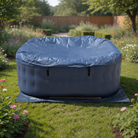 Spa de massage à bulles d'hydrothérapie avec fonction de chauffage 1500W, relaxation du corps et récupération musculaire, accessoires complets inclus