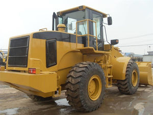 Chargeur sur pneus hydraulique Caterpillar 966G d'origine 6-8 tonnes pour CAT 966H à vendre Charge nominale de 5 tonnes avec moteur central - Product Image 2