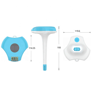 Không Thấm Nước Chì Dễ Dàng Đọc Nhiệt Kế Năng Lượng Mặt Trời Kỹ Thuật Số Bơi Nổi Hồ Bơi Nhiệt Kế Cho Nước Tắm - Product Image 3