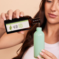 Botol Pewarna Rambut Plastik Warna Gradasi, Aplikator Minyak Rambut Umum Grosir, Botol Sampo Tekan untuk Penggunaan di Rumah