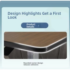 Hospital Height Adjustable Bedside Over Bed Tray Table With Wheels - Product Image 3
