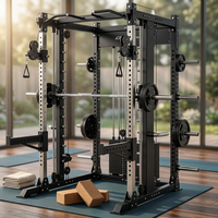 Machine de musculation multifonctionnelle Zoshine pour la maison et le studio, équipement de fitness avec poulie réglable