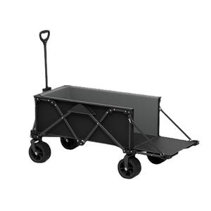 Carrito de Camping Plegable Pride, Carrito de Transporte Multifuncional Plegable de Aluminio Gris con Cuatro Ruedas - Product Image 1
