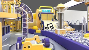 Parque de Diversiones Infantil Interior LUCKYPLAY con Circuito de Red y Piscina de Pelotas de 680m² - Product Image 3