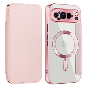 เคสโทรศัพท์แบบพับได้ลายตาราง หนัง PU ชาร์จไร้สายได้ ป้องกันการกระแทก สำหรับ Google Pixel 9/10 Pro XL 7A 8A 9A แบบแม่เหล็ก - Product Image 5