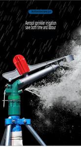 Système d'irrigation automatique à vente directe, pistolet d'arrosage pour l'agriculture, arroseur à <span class=keywords><strong>impact</strong></span> <span class=keywords><strong>en</strong></span> laiton à entraînement par engrenages 360° - Product Image 2