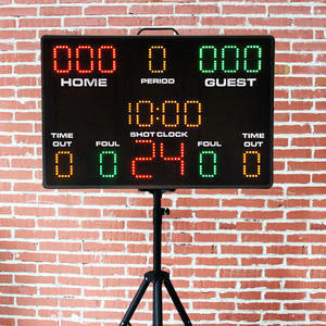 Nouveau Tableau de Score Numérique LED CHEEITE CP23 2026 pour <span class=keywords><strong>Basketball</strong></span>, Équipement Spécifique au Terrain avec Télécommande et Fonction Minuterie - Product Image 3