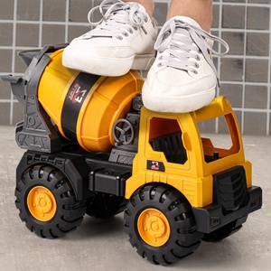 Modelo de vehículo de ingeniería de gran tamaño, excavadora de plástico, grúa mezcladora, camión volquete, coches, juego de juguete para niños, juego de arena al aire libre - Product Image 6