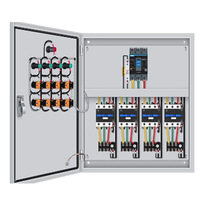 Ensemble complet personnalisé de panneaux de commande de moteur triphasé, boîte de commande, panneau d'alimentation, boîte de distribution d'alimentation, panneau électrique