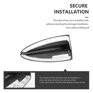 Couverture d'<span class=keywords><strong>antenne</strong></span> aileron de requin en fibre de carbone noire avec connecteur SMA pour <span class=keywords><strong>BMW</strong></span> Série 3/4 G20/G28/F30/F32/M3/M4 Garniture de toit de voiture - Product Image 5