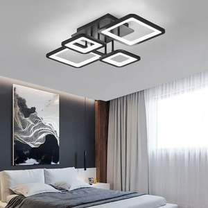 Modern LED Ceiling Lights Dimmable Acrylic <strong>Surface</strong> Mounted CE Certified for Living Room Use Iron Base - Product Image 2