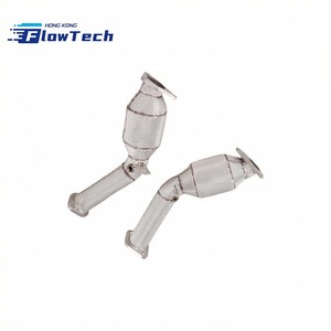 ท่อดาวน์ไปป์สแตนเลส T304 แบบไหลสูงสำหรับนิสสัน 350Z 3.5L พร้อมแผ่นกันความร้อนสำหรับท่อไอเสียแบบเพิ่มประสิทธิภาพ - Product Image 2