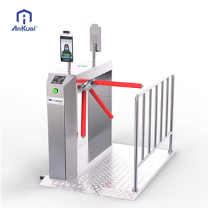 슈퍼마켓 버스 정류장용 보안 게이트 얼굴인식 삼각대 개찰구 게이트 제어 - Product Image 1