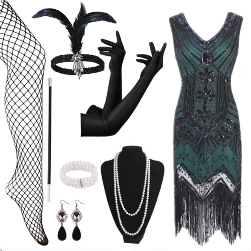 Dark green skirt accessories B