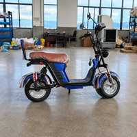Scooter électrique Citycoco B2B 1000W, autonomie maximale de 60 km, suspension hydraulique avant et arrière