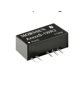 Mornsun-Convertidor de DC-DC, convertidor de voltaje de entrada fija, salida Dual aislada y no regulada, 5V, 5V, 1W, A0505S-1WR3 - Product Image 1