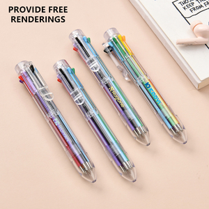 Bolígrafo de Plástico Transparente de 8 Colores Candy 2026, Punta de 0.1mm, Tinta Negra, para Estudiantes y Oficina, Bolígrafo con Punta Táctil - Product Image 1