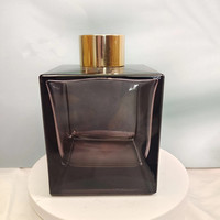 100ml 150ml 200ml 500ml Botol Kaca Reed Diffuser Persegi / Botol Reed Diffuser Kubus
