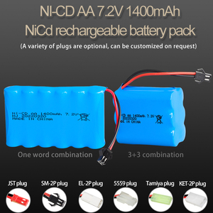 工場7.2v 1400mah充電式電池AAニッカド3.6vおもちゃ車両バイクベビーカーおもちゃ家庭用電源電池 - Product Image 3