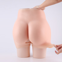 Meilleures ventes : Culotte en silicone pour crossdresser, avec coussinets de hanches réalistes, effet fessier et rehausseur de hanches, pour un look féminin