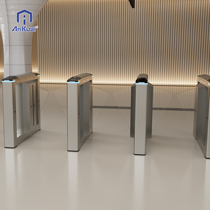 Barriera di Sicurezza Automatica a Doppio Motore, Sistema di Controllo Accessi con Tornello, Cancello Veloce per Stazioni della Metropolitana - Product Image 2