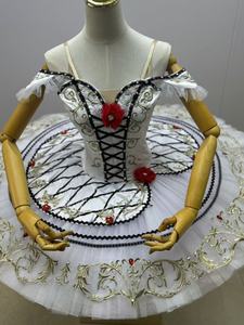 Tutù di balletto da ragazza con Pancaked tutù di balletto da donna <span class=keywords><strong>bianco</strong></span> di nuova fabbrica - Product Image 4