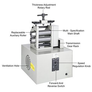 Machine de traitement et de formage de bijoux électriques européens, machine à rouler pour orfèvres, production efficace de bijoux en métal - Product Image 5