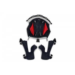 Onice GREY moderno predor casco da MOTOCROSS con doppia visiera a specchio con cuffie e guanciali in scatola - Product Image 1