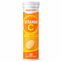 Comprimés effervescents de vitamines - Vitamine C 1000 mg, Zinc 10 mg - Complément alimentaire pour soutenir le système immunitaire