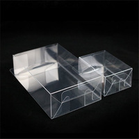 Boîte d'emballage cadeau personnalisée en PVC/PET transparent avec fenêtre et design imprimé pour le rangement
