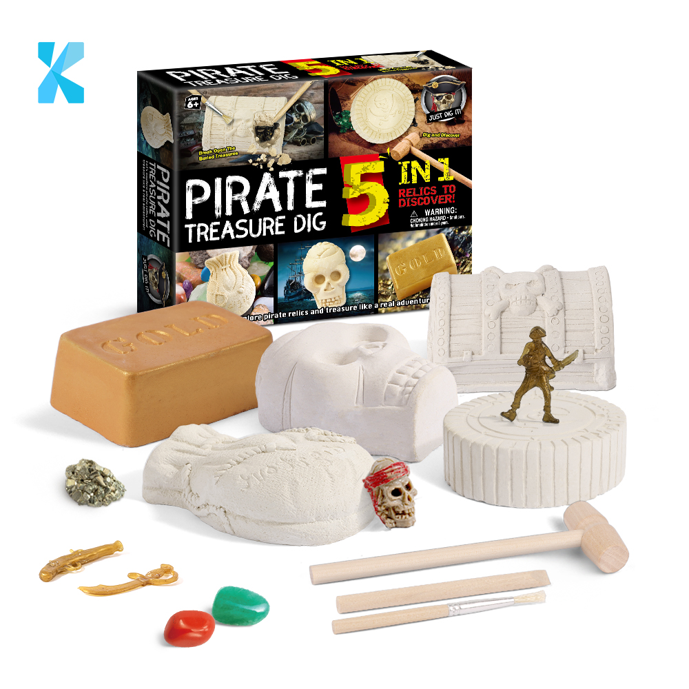 5 dans 1 kit de fouilles de pirate