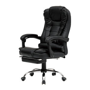 Sedia ECOLeather ergonomica con schienale alto di lusso in stile moderno sedia da ufficio girevole in metallo - Product Image 2