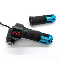 Panneau d'affichage LCD pour véhicule électrique, accélérateur de pouce, serrure à clé, interrupteur de puissance pour vélo électrique, Scooter, accessoires de vélo électrique