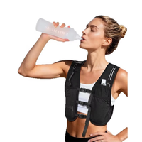 Sac à dos de sport unisexe léger, souple, respirant et pliable pour la course à pied et les activités de plein air, avec doublure en polyester, capacité 20L, idéal pour l'escalade