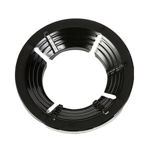 Cubierta a prueba de viento para concentrar la llama de la estufa de gas, acero inoxidable negro, anillo de soporte universal antideslizante para tipo empotrado de escritorio - Product Image 1