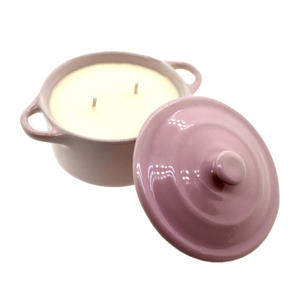 Cuenco <span class=keywords><strong>de</strong></span> cerámica con mechas múltiples, vela <span class=keywords><strong>de</strong></span> aromaterapia, minivela perfumada en forma <span class=keywords><strong>de</strong></span> Horno Holandés, OEM, venta al por mayor - Product Image 6