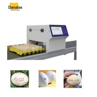 Imprimante à œufs automatique à 6 têtes durable d'usine, imprimante à date haute résolution 600 dpi, imprimante à jet d'encre pour œufs pour marquage métallique