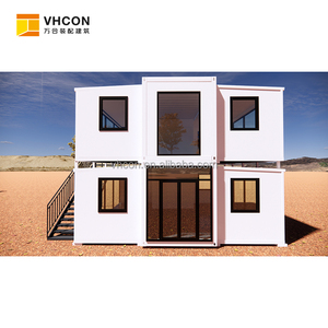 Rumah Kontainer Vhcon Inovatif Portabel, Rumah Prefabrikasi Biaya Rendah, Dapat Diperluas, 3 Kamar Tidur 2 Kamar Mandi, Rumah Mewah 40Ft - Product Image 4