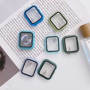 เคส PC กระจกนิรภัยเต็มเรือนสำหรับ <span class=keywords><strong>Apple</strong></span> <span class=keywords><strong>Watch</strong></span> <span class=keywords><strong>8</strong></span> 7 6 5 49มม. 45มม. 44มม. 41มม. 38มม. - Product Image 3