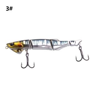 Leurre de pêche dur à sections multiples, appât de pêche au brochet et au bar - Product Image 4