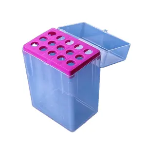 Vente directe d'usine 96 puits support en plastique transparent pour boîte à pointe de pipette