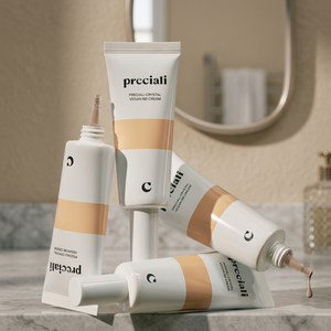 [Preciali] Crème BB Vegan Complexe Cristallin pour le Teint, Hydratation Quotidienne, Éclat Naturel, Hydratant Teinté Bio - Product Image 3