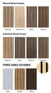 Paneles Decorativos Modernos <span class=keywords><strong>de</strong></span> MDF con Revestimiento Acústico para Hoteles, Diseño Ecológico, Aislamiento Acústico para una Mejor Acústica - Product Image 4