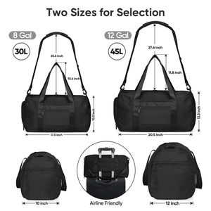 Custom Gym Bag for <strong>Women</strong> and Men Small Duffel Handbag for Sports Spend the Night Bag With Shoulder Strap Luggage <strong>Gymbag</strong> Tote Bag - Product Image 3