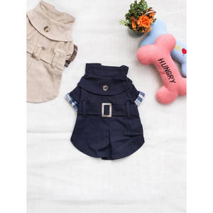 Elegante Trench di lusso per animali domestici natale e capodanno cinese cappotti per cani modello solido in pile poliestere campione gratuito - Product Image 1