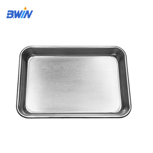 Dụng cụ làm bánh thương mại, dụng cụ nướng bánh, khay nướng bánh xếp chồng được, khay nướng bánh <span class=keywords><strong>pizza</strong></span> hình chữ nhật bằng nhôm - Product Image 3